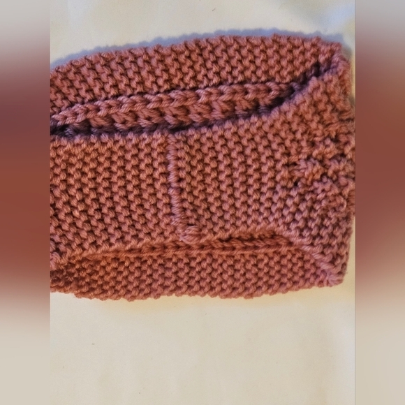 Handmade Crochet Headband Pink Winter Spa Make-up Band - Picture 9 of 17